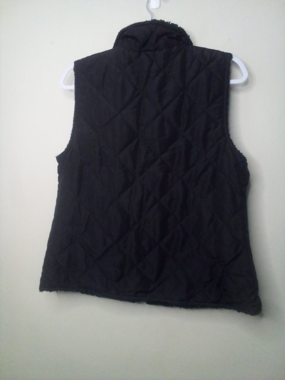 B & T Essentials DXL Fleece Vest Men 3XL Full Zip Sleeveless Pockets Black - Picture 12 of 15